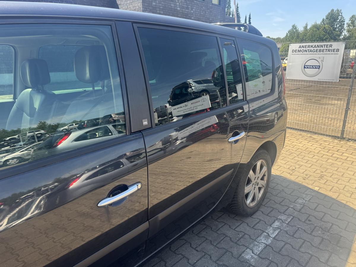 Renault Espace 4 original T&uuml;r hinten links NV676 Schwarz Rohbau Bj.2011